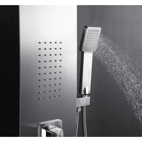 Thumbnail - Marwell Duschpaneel »Enya«, Höhe: 125 cm, Aluminium - braun