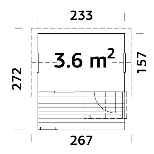 PALMAKO Spielhaus BxHxT: 267 x 219 x 272...