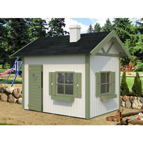 Thumbnail - PALMAKO Spielhaus BxHxT: 258 x 220 x 223 cm, natur - braun