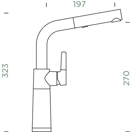 SCHOCK Küchenarmatur »SC-540«, Anschlussgewinde: 3/8