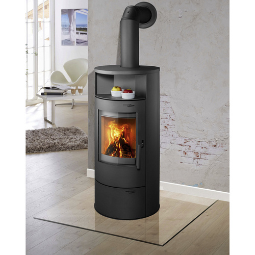 THERMIA Kaminofen »Berlin«, grau, Stahl, 7 kW, Dauerbrand geeignet (Rabatt: 50 %)