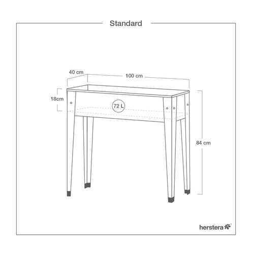 Herstera Garden Hochbeet, B x H: 100 x 8...