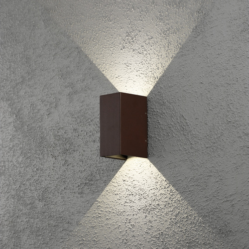 Thumbnail - Konstsmide Wandleuchte »Cremona«, BxL: 17 x 8 cm, Aluminium - braun