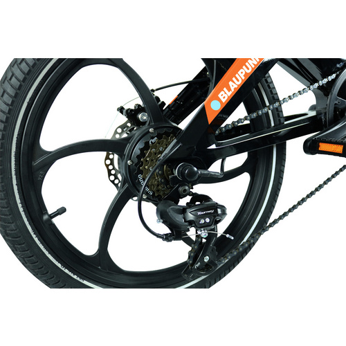 Thumbnail - BLAUPUNKT E-Bike Faltrad »Fiene«, 20 Zoll, 6-Gang - orange