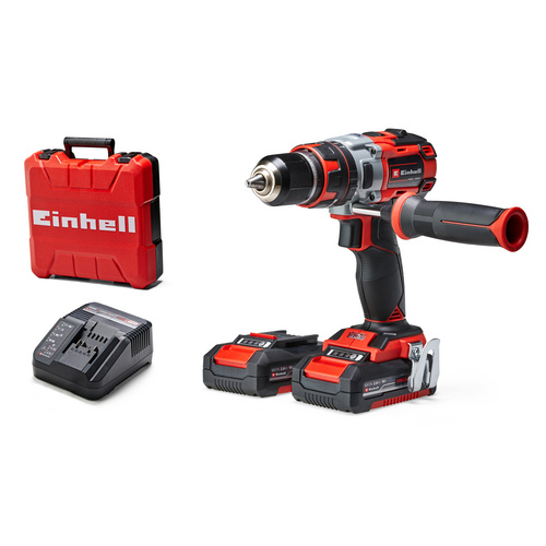 Einhell Power X-Change Akku-Schlagbohrschrauber TE-CD 18 Li-i BL 2 x 2,0 Ah