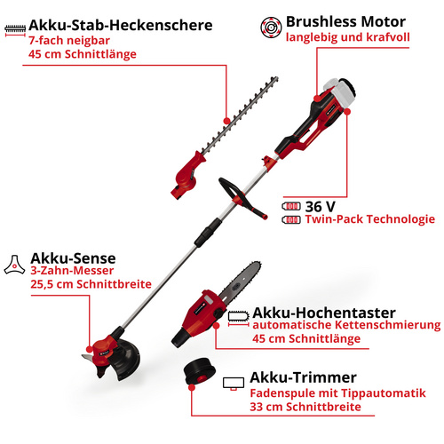 EINHELL Akku-Multifunktionswerkzeug-GT, ...