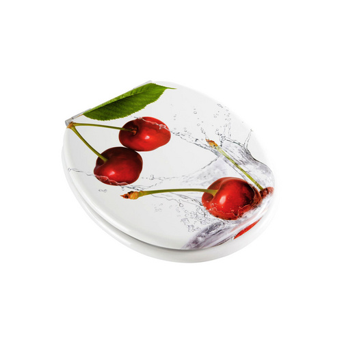 Image of ADOB WC-Sitz, BxT: 37 x 45 cm, Kirschen - bunt