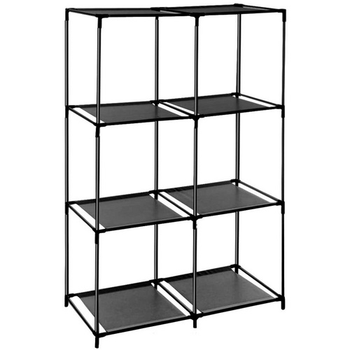 Image of ADOB Regal, schwarz, Stoff/Metall