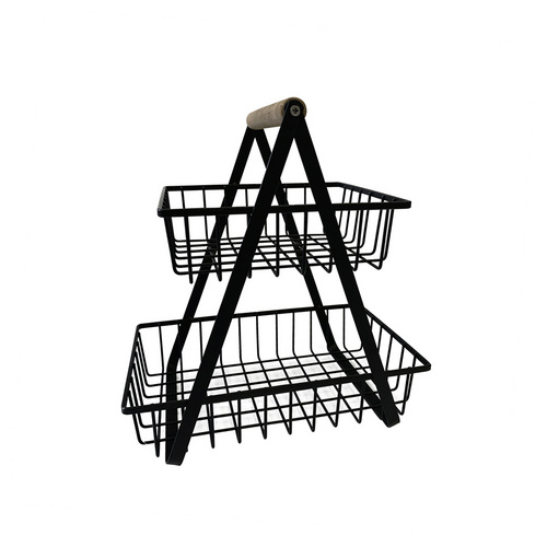 Image of ADOB Obstkorb, BxH: 17 x 40 cm, Metall - schwarz