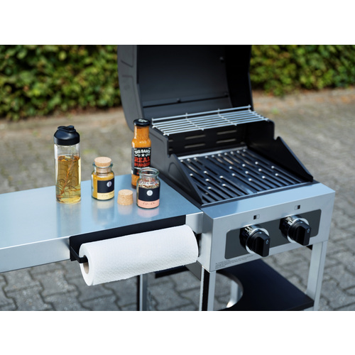 WENKO Küchenhalter »Black Outdoor Kitchen«, schwarz, geeignet für: Küche