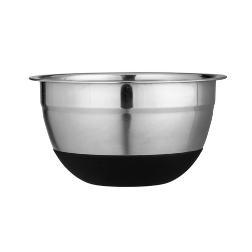 WENKO Schüssel »Black Outdoor Kitchen«, silberfarben matt/schwarz, geeignet für: Küche