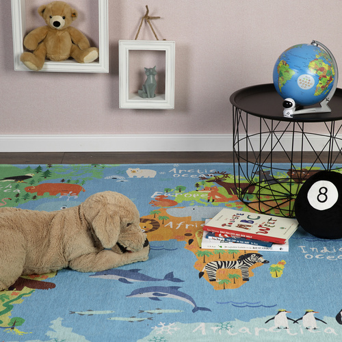 Thumbnail - obsession Home Fashion Kinder-Teppich »Torino Kids«, Polyester, mehrfarbig - bunt