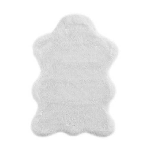 LUXORLIVING Deko-Fell »Coste«, BxL: 55 x 80 cm, Polyester, weiß - weiss