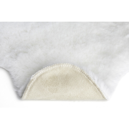 Thumbnail - LUXORLIVING Deko-Fell »Coste«, BxL: 55 x 80 cm, Polyester, weiß - weiss