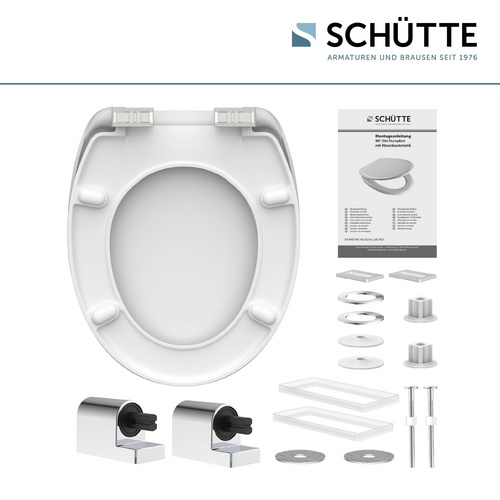 Schütte WC-Sitz 'Beach' mit Absenkautomatik Duroplast