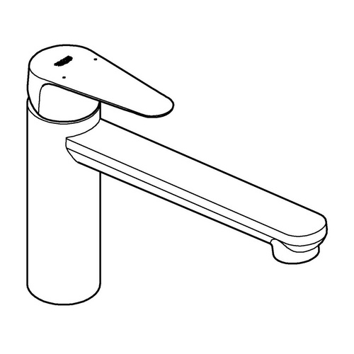 Thumbnail - GROHE Spültischarmatur »Start Curve«, Metall, chrom - silberfarben