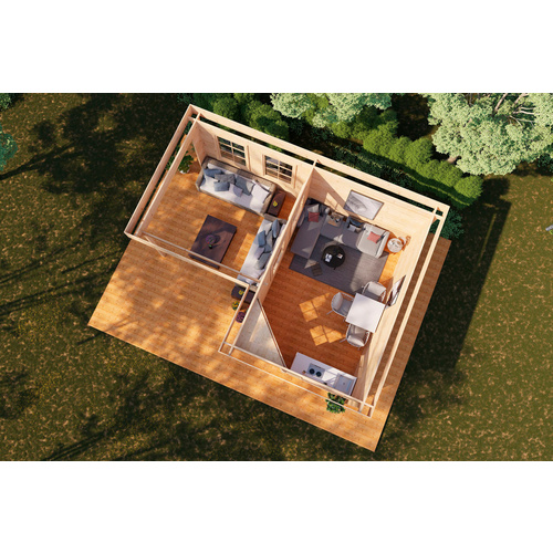 WOLFF FINNHAUS Gartenhaus »Guda 5643 40« (RABATT 10%) - 27.48 qm | Restposten 10% Rabatt WOLFF FINNHAUS Gartenhaus »Guda 5643 40« (RABATT 10%) - 27.48 qm | Restposten 10% Rabatt