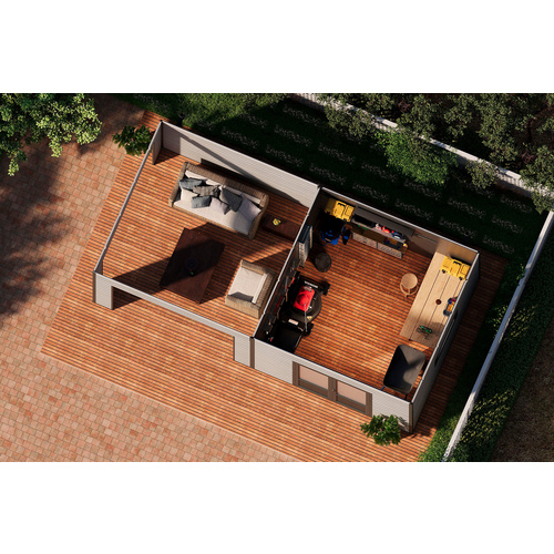 WOLFF FINNHAUS Gartenhaus »Tona 6030 28« (RABATT 10%)