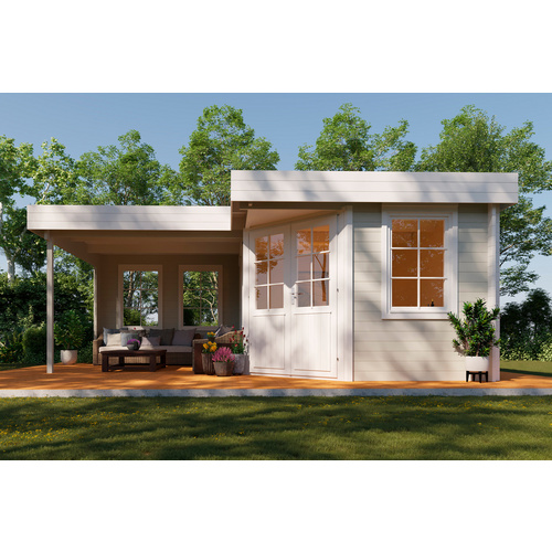 WOLFF FINNHAUS Gartenhaus »Guda 5643 40« (RABATT 10%) - 27.48 qm | Restposten 10% Rabatt WOLFF FINNHAUS Gartenhaus »Guda 5643 40« (RABATT 10%) - 27.48 qm | Restposten 10% Rabatt