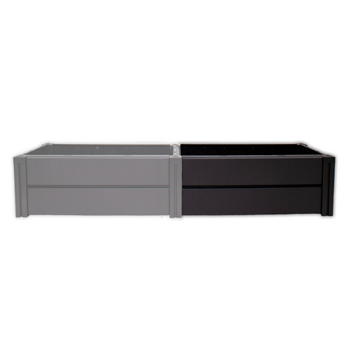 KHW Hochbeet, anthrazit, BxH: 44 x 31 cm - schwarz