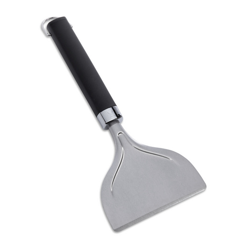 WEBER Schaber, für Grillplatten, Edelstahl/Kunststoff, schwarz/silberfarben