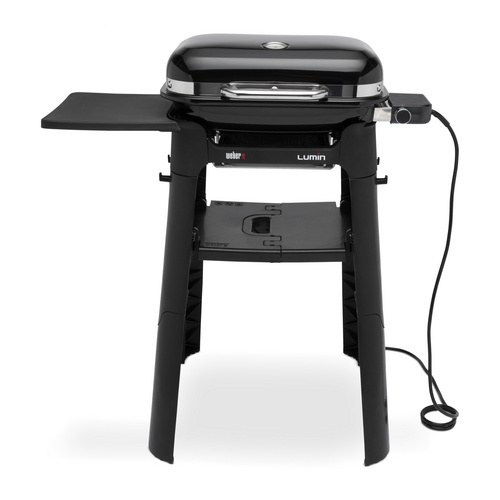 WEBER Elektrogrill »Lumin Compact«, mit Stand, 2,2 kW, Grillfläche: 43 x 28 cm - schwarz