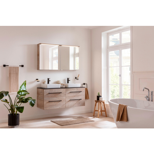 Thumbnail - FACKELMANN Waschtischunterschrank »Oxford«, Nature-Oak, 2 Schubladen, BxHxT: 60 x 50,9 x 48,8 cm - braun