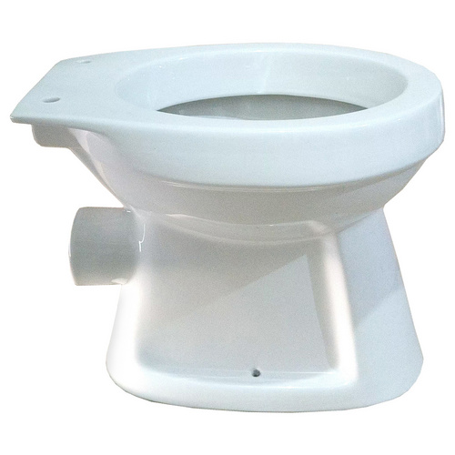 Thumbnail - Farbe: weiß Stand WC, Flachspüler, Keramik, weiß - weiss