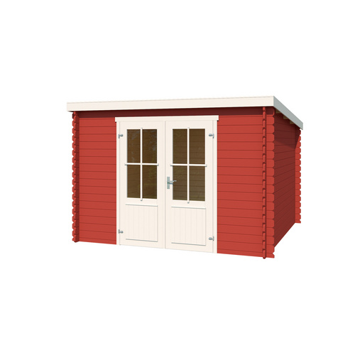 Thumbnail - LASITA MAJA Gartenhaus »Atlanta«, BxHxT:  312 x 210,9 x 258,7 cm (Außenmaße inkl. Dachüberstand),  Holz - rot