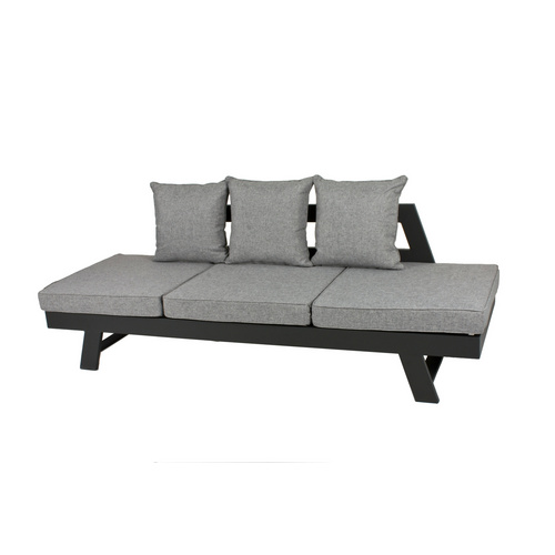 Thumbnail - GARDEN PLEASURE Gartensofa »Donna«, Breite: 216,5 cm, grau/anthrazit