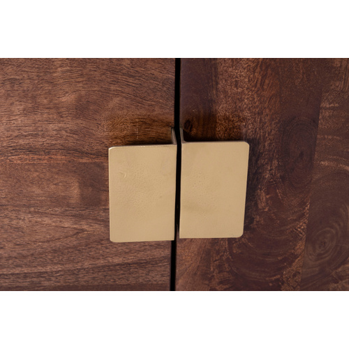 Thumbnail - INTERIA Home & Living TV-Schrank »BALLARY«, Holz/Stahl, walnussfarben - braun