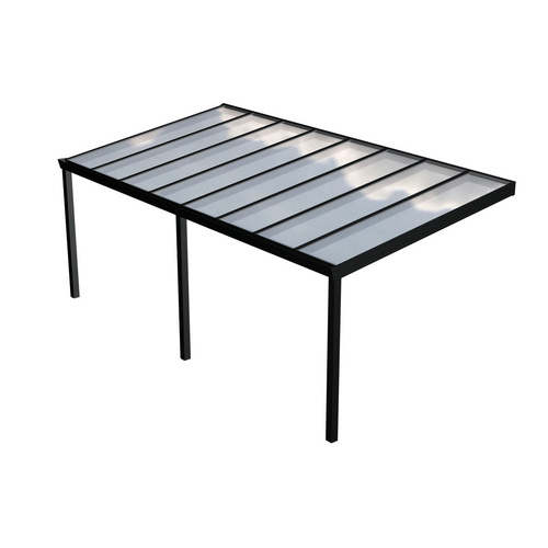 Thumbnail - GARDENDREAMS Terrassenüberdachung »Legend«, BxT: 600 x 350 cm, grau / RAL9007, Glasdach