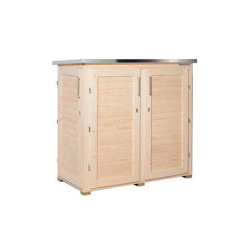 WEKA Gartenhaus, 160 cm x 75 cm, Holz, natur - beige |  Holz