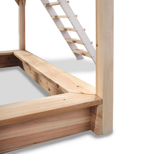 Thumbnail - EXIT Toys Spielhaus »Loft«, BxHxT: 190 x 253 x 329 cm, ab 3 Jahren, Zedernholz - grau