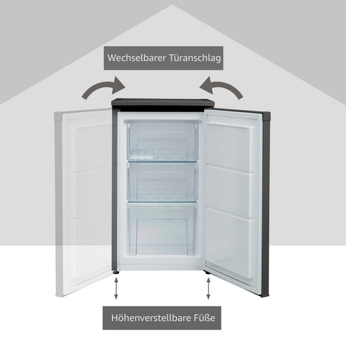 Thumbnail - TELEFUNKEN Gefrierschrank »CF-34-101-B«, BxHxL: 48 x 82,1 x 51 cm, 63 Liter, schwarz