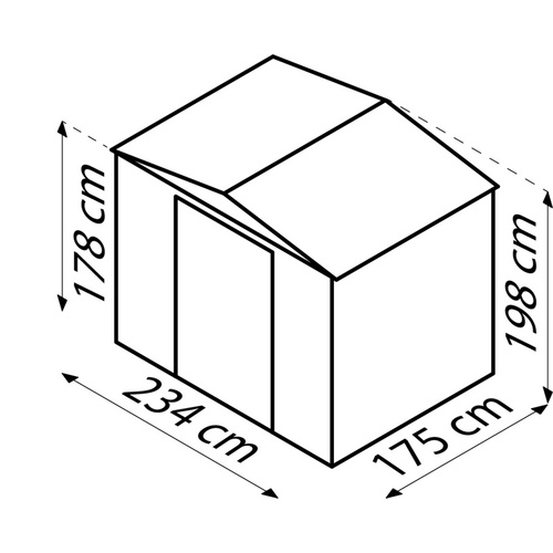 Globel Gerätehaus »Dream« (RABATT 10%) - 4.53 qm | Restposten 10% Rabatt Globel Gerätehaus »Dream« (RABATT 10%) - 4.53 qm | Restposten 10% Rabatt