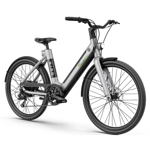 SachsenRad E-Bike City, Reifen: 26″, max. Geschwindigkeit: 25 km/h – grau