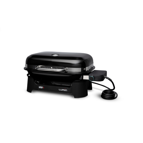 WEBER Elektrogrill »LUMIN Compact«, 2,2 kW, Grillfläche: 43 x 28 cm, schwarz
