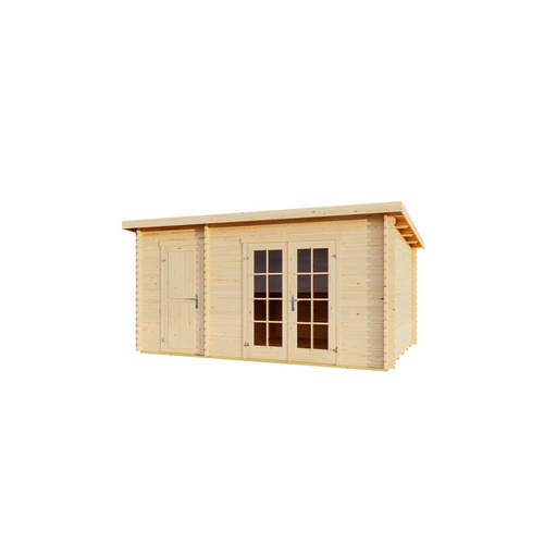 LASITA MAJA Gartenhaus »Belmont«, BxHxT:  420 x 222,3 x 288,38 cm (Außenmaße inkl. Dachüberstand),  Holz - beige |  Fichte  |  9,15 m²