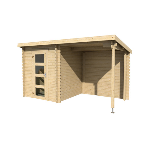 LASITA MAJA Gartenhaus »Jelle«, BxHxT:  185 x 210,9 x 213,1 cm (Außenmaße inkl. Dachüberstand),  Holz - beige |  Fichte  |  2,87 m²