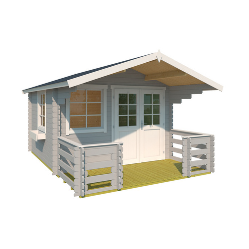 LASITA MAJA Gartenhaus »Lola«, BxHxT:  x 245,1 x cm (Außenmaße inkl. Dachüberstand),  Holz - grau |  Fichte  |  8,67 m²