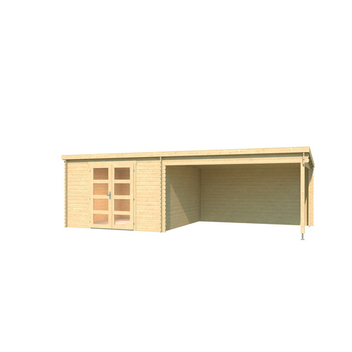 Thumbnail - LASITA MAJA Gartenhaus »New Orleans«, BxHxT: 390 x 222,3 x 359,1 cm (Außenmaße inkl. Dachüberstand), Holz - beige