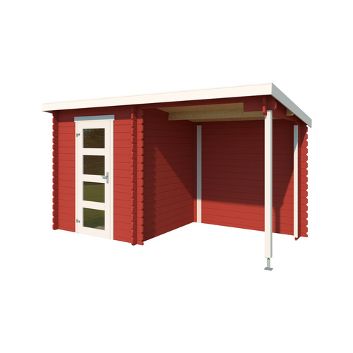 Thumbnail - LASITA MAJA Gartenhaus »Jelle«, BxHxT:  185 x 210,9 x 213,1 cm (Außenmaße inkl. Dachüberstand),  Holz - rot