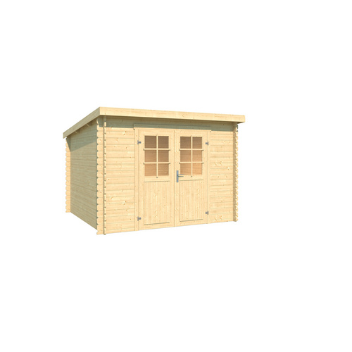 LASITA MAJA Gartenhaus »San Jose«, BxHxT:  295 x 210,9 x 313,9 cm (Außenmaße inkl. Dachüberstand),  Holz - beige |  Fichte  |  7,26 m²