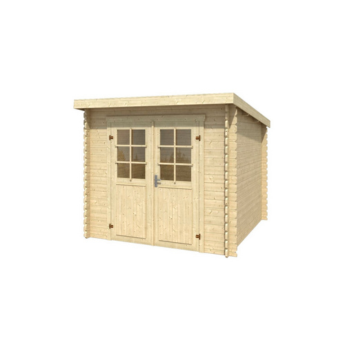 LASITA MAJA Gartenhaus »Indi«, BxHxT:  250 x 210,9 x 268,7 cm (Außenmaße inkl. Dachüberstand),  Holz - beige |  Fichte  |  5,04 m²
