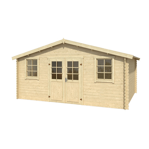 LASITA MAJA Gartenhaus »Udo«, BxHxT:  522,4 x 256,5 x 320 cm (Außenmaße inkl. Dachüberstand),  Holz - beige |  Fichte  |  13,97 m²