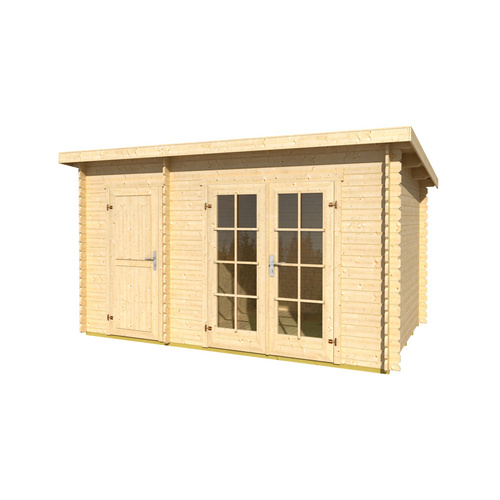 LASITA MAJA Gartenhaus »Belmont«, BxHxT:  420 x 222,3 x 288,38 cm (Außenmaße inkl. Dachüberstand),  Holz - beige |  Fichte  |  9,15 m²