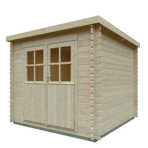 Mr. GARDENER Gartenhaus »Sydney 1«, Holz, BxHxT: 253 x 211 x 230 cm (Außenmaße inkl. Dachüberstand) - beige