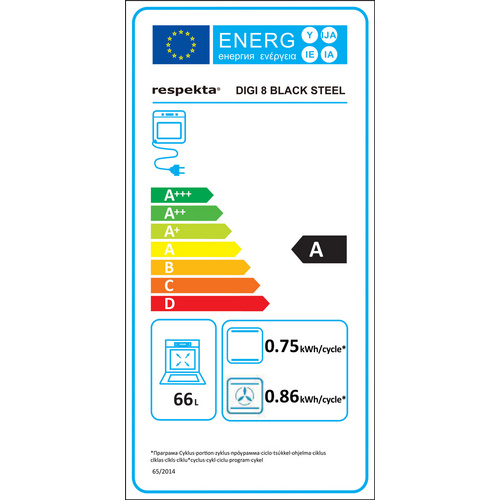 RESPEKTA Backofen »DIGISET8BS5500«, 66...