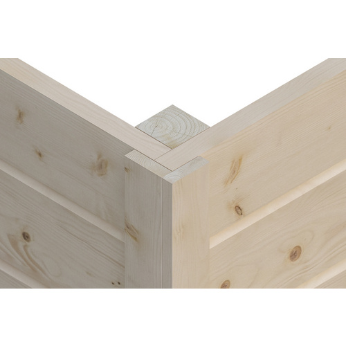 SKANHOLZ Gartenhaus »Namur«, BxHxT: 750 cm x x 315 (Außenmaße inkl. Dachüberstand) - beige |  Fichte  |  17,25 m²
